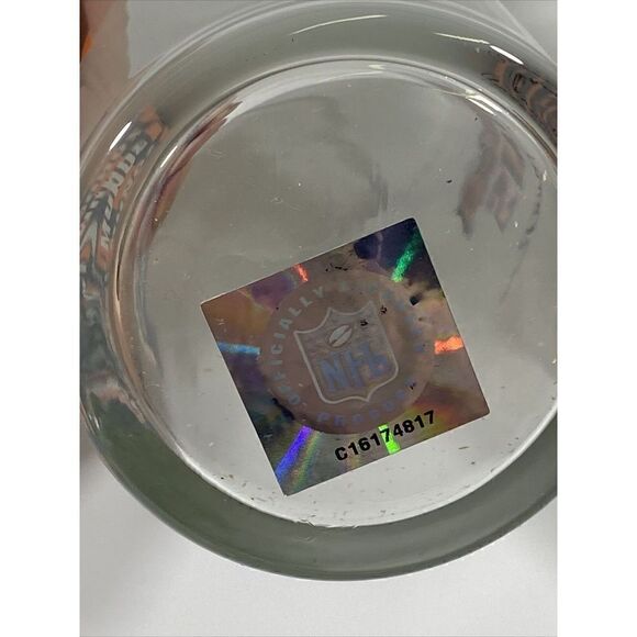 Vintage Cincinnati Bengals Hall of Famer Anthony Munoz 16oz drinking glass set 3 - Picture 5 of 5